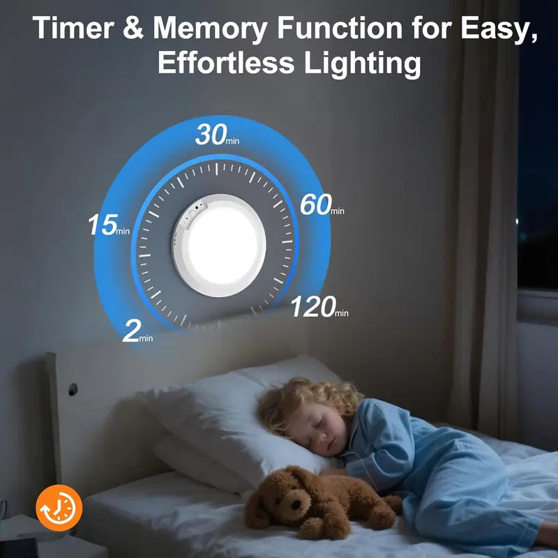 Rechargeable Motion Sensor Ceiling Light with Remote